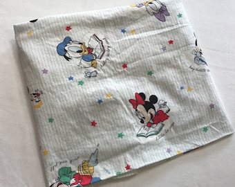 Rare Dundee Disney Babies Fitted Crib Sheet Mickey Minnie Donald Made in USA