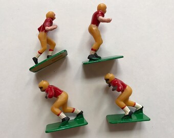 SALE Football Player Cake Toppers Cupcake picks Retro 80s Kids Birthday Accessories Decorating Plastic