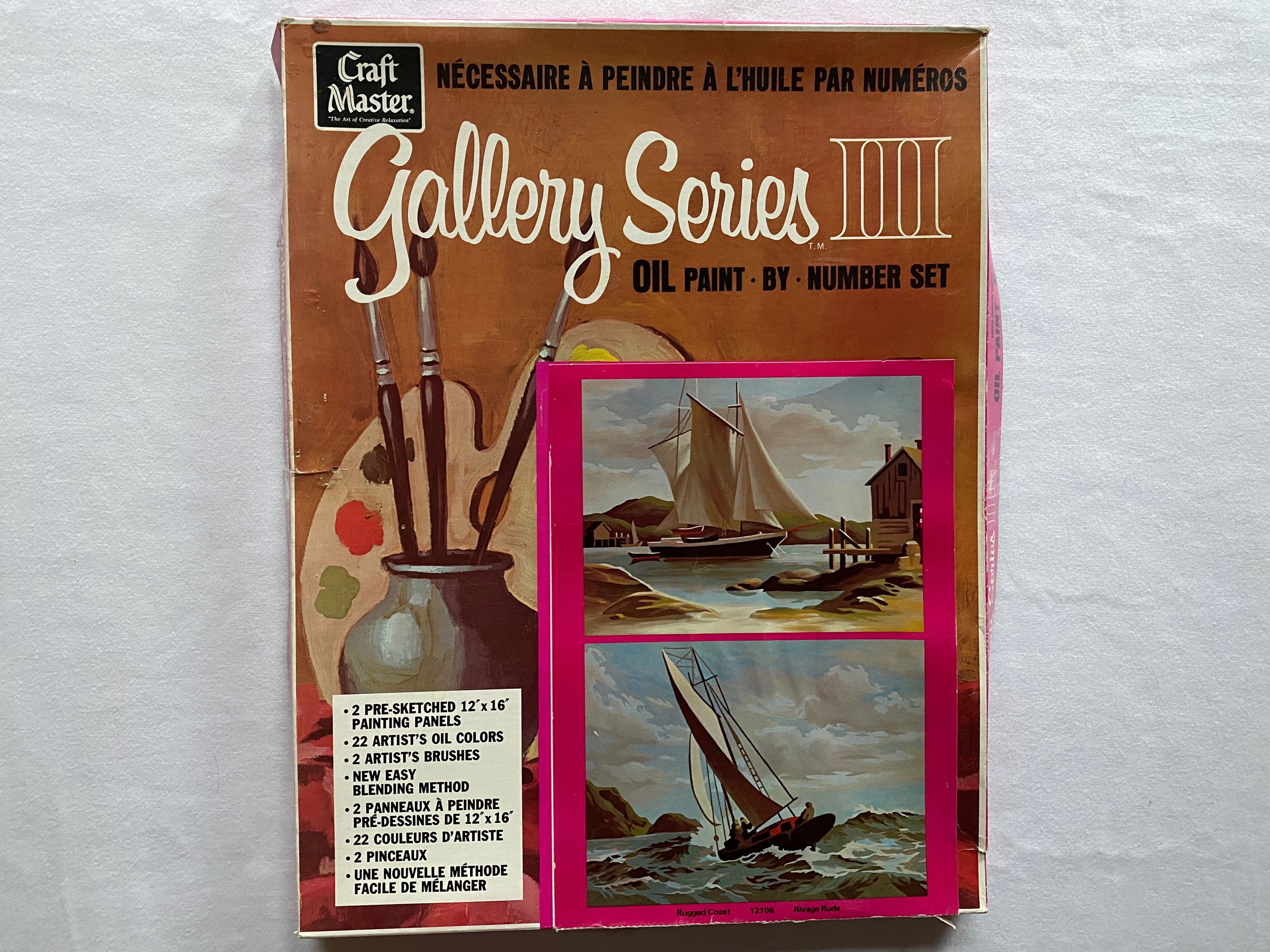 Pretty Jolly DIY Paint by Numbers for Adults Beginner Sailboat at