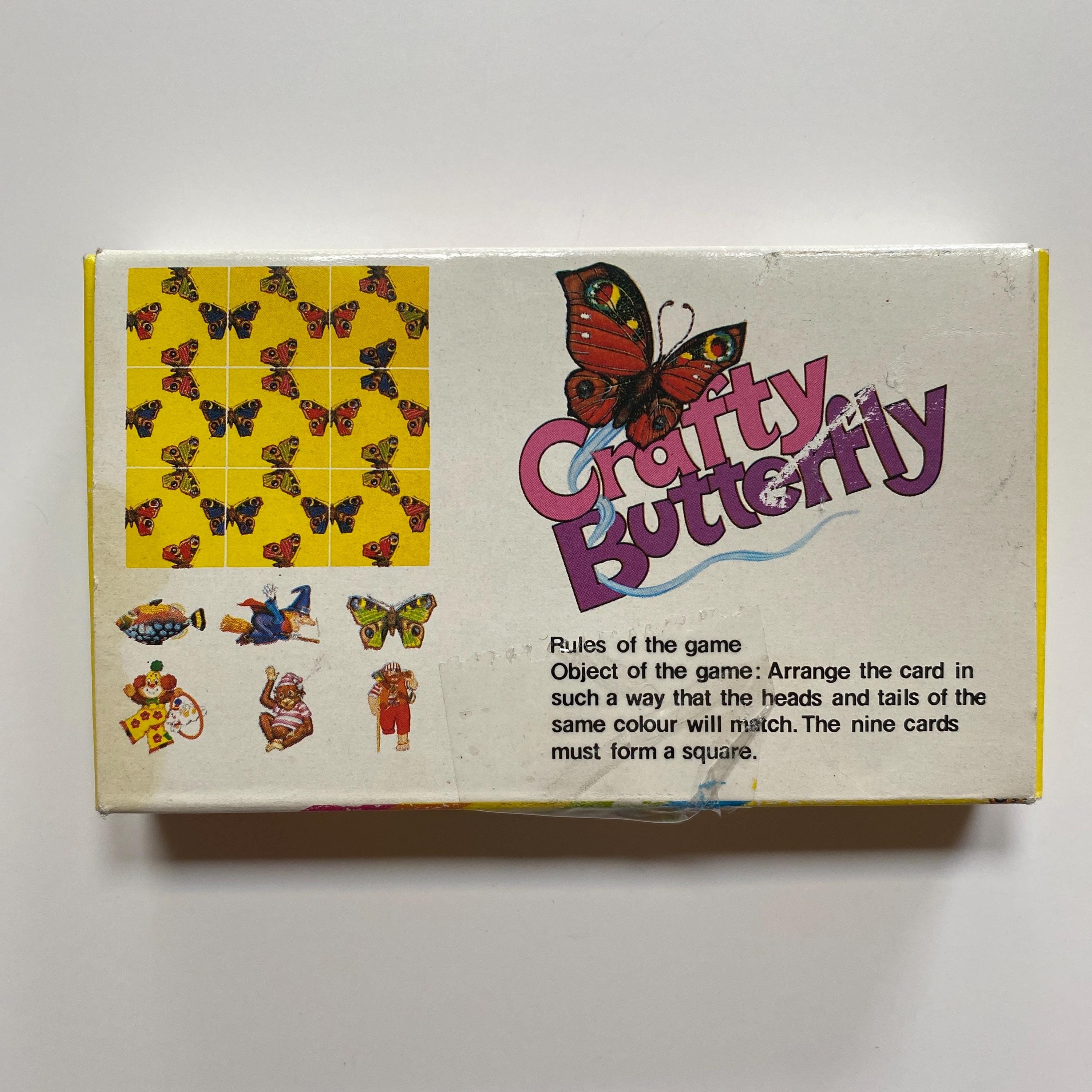 Crazy Butterfly Game Magic Square COMPLETE Kids Children Game