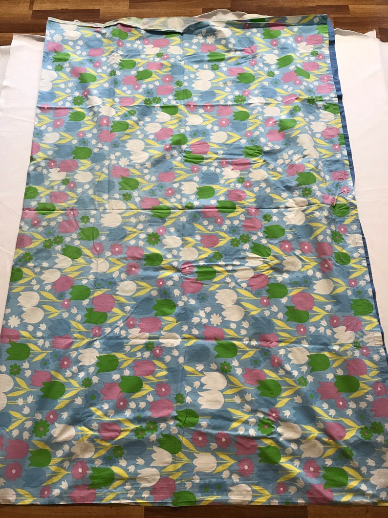 Vintage Flower Power Twin Flat Bed Sheet Wabasso Canada - Etsy