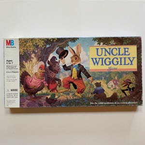 Uncle Wiggly Board Game 1988 Kids Family Game Night COMPLETE