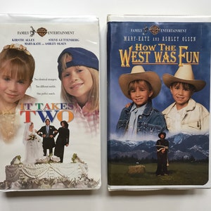 VHS 1995 Vintage Movie Titled It Takes Two Starring Ashley 