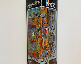 Mordillo Puzzle Easy Rider 1500 Pieces COMPLETE 1981 HEYE 8807