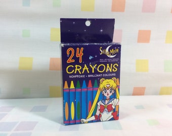 1997 Sailor Moon Crayons Naoko Takeuchi Kodansha Toei Animation Kids Drawing Coloring 90s
