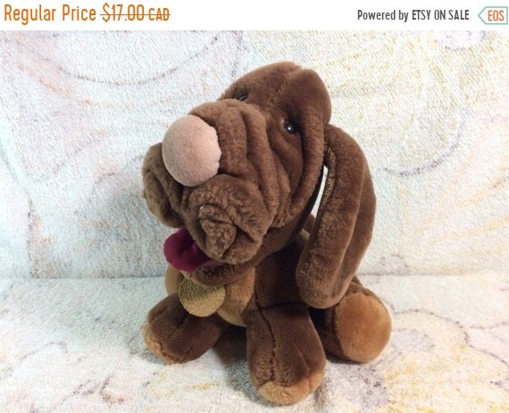 wrinkles dog stuffed toy