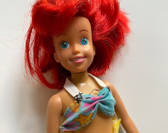 Ariel Little Mermaid Doll Disney 1990s Kids Toy