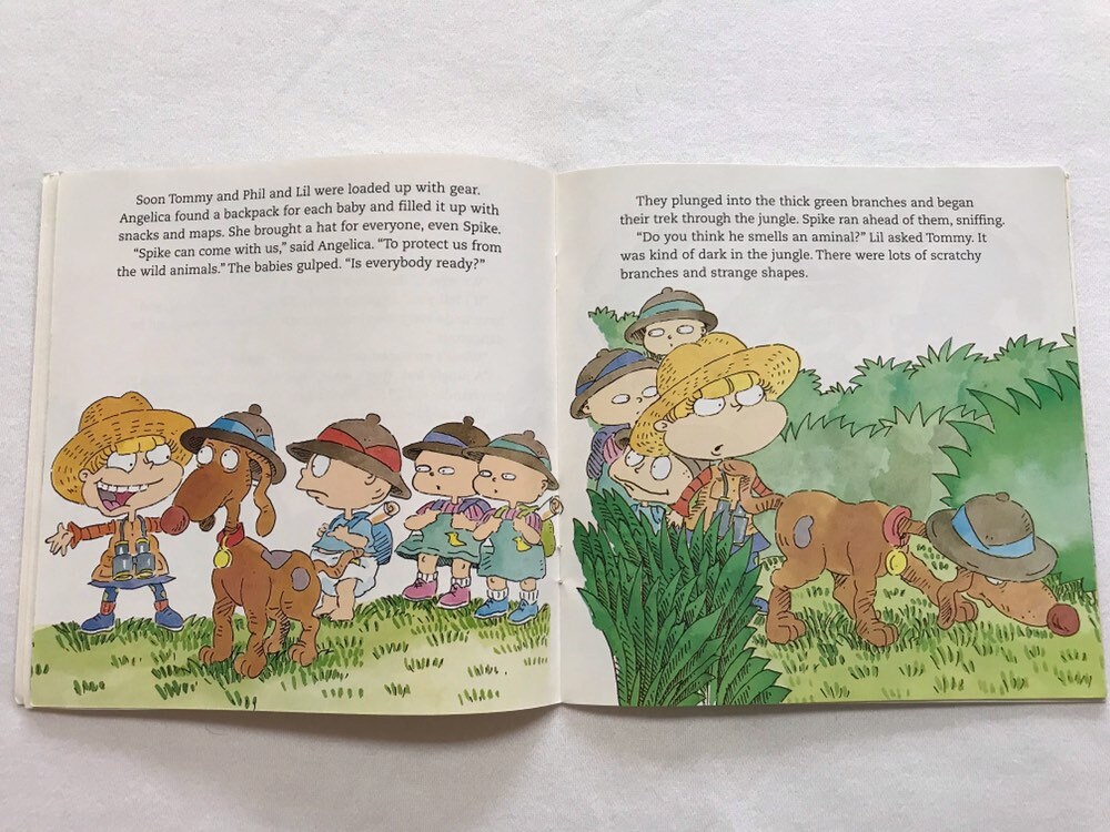 1998 Rugrats Jungle Trek Book Picture Story Kids Children Etsy