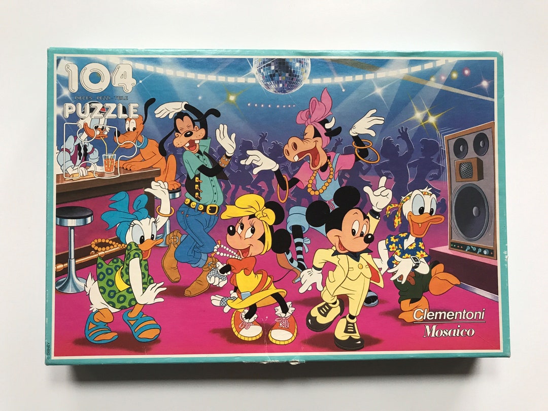 ディズニーミュージックメーカーズ 1980s Disney Jigsaw Puzzle Made in Italy Clementoni Complete Dance