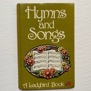 SALE - Hymns and Songs - A Ladybird Book Cute Religious Spiritual Song Book