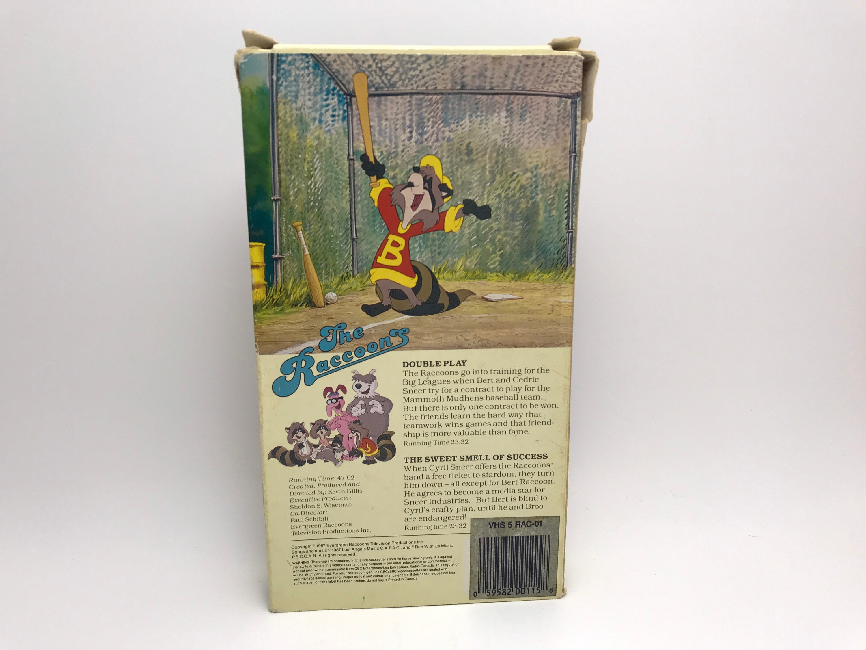 1987 the Raccoons VHS Video Tape Movie Film Kids Cartoon | Etsy
