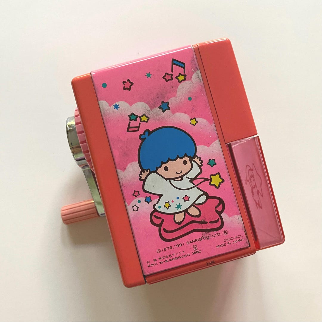 *専用です 当時物 昭和レトロ sanrio 1990年27個セット Sanrio Little Twin Stars Pencil Sharpener Metal 1991 Japan Kiki