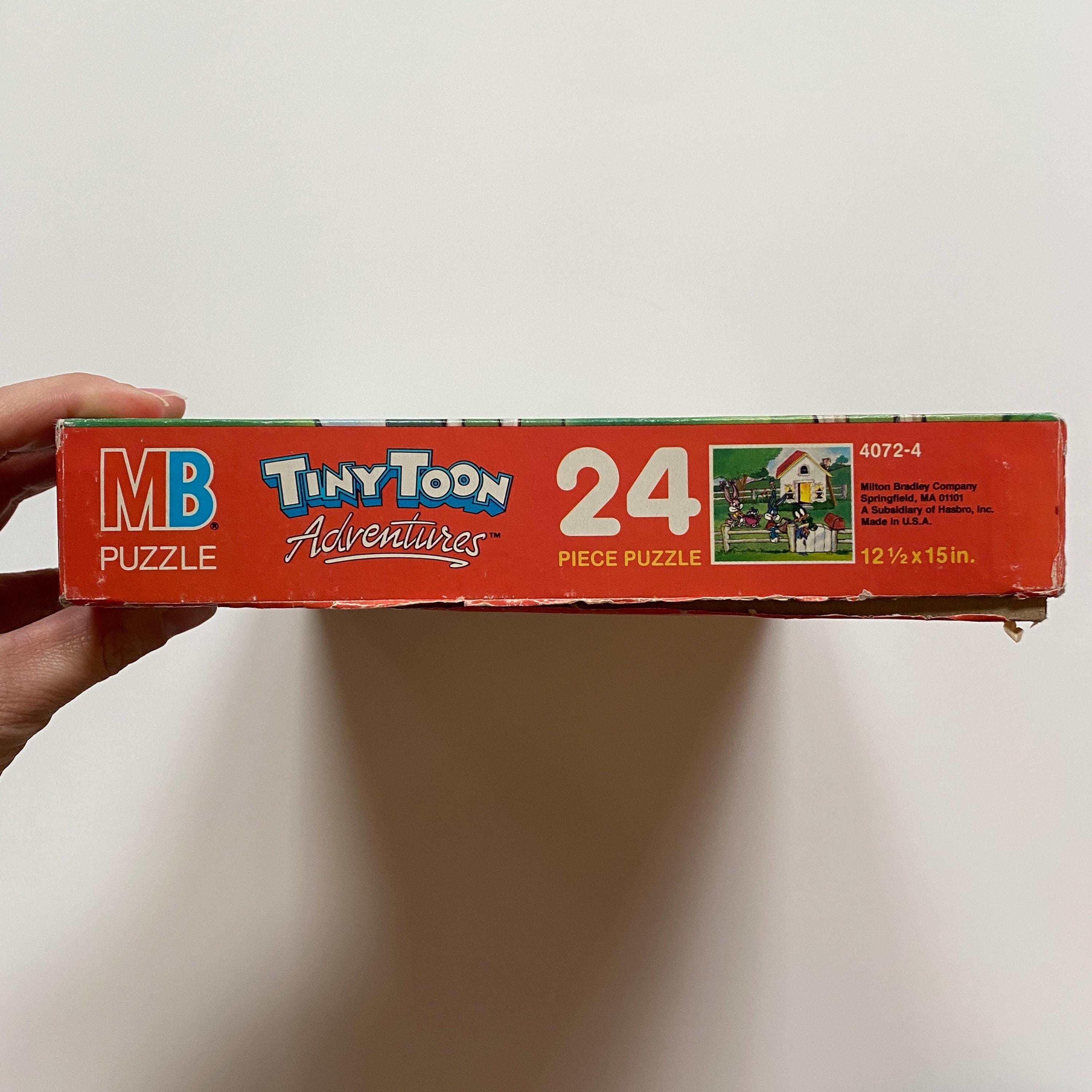 1989 Tiny Toon Adventures Jigsaw Puzzle COMPLETE 24 Jumbo Pieces
