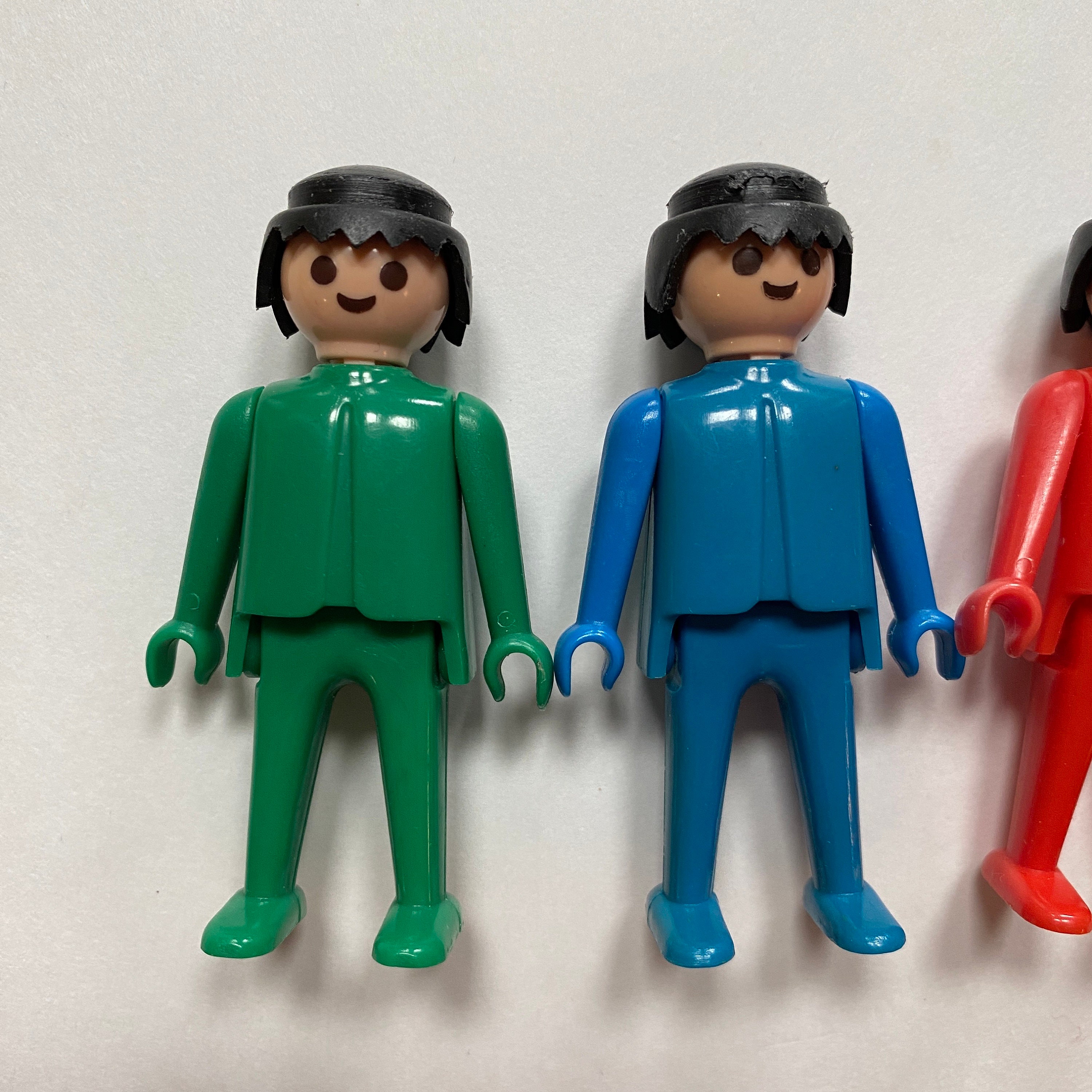 Playmobil Toys Primary Color Figures 1974 Geobra Original - Etsy