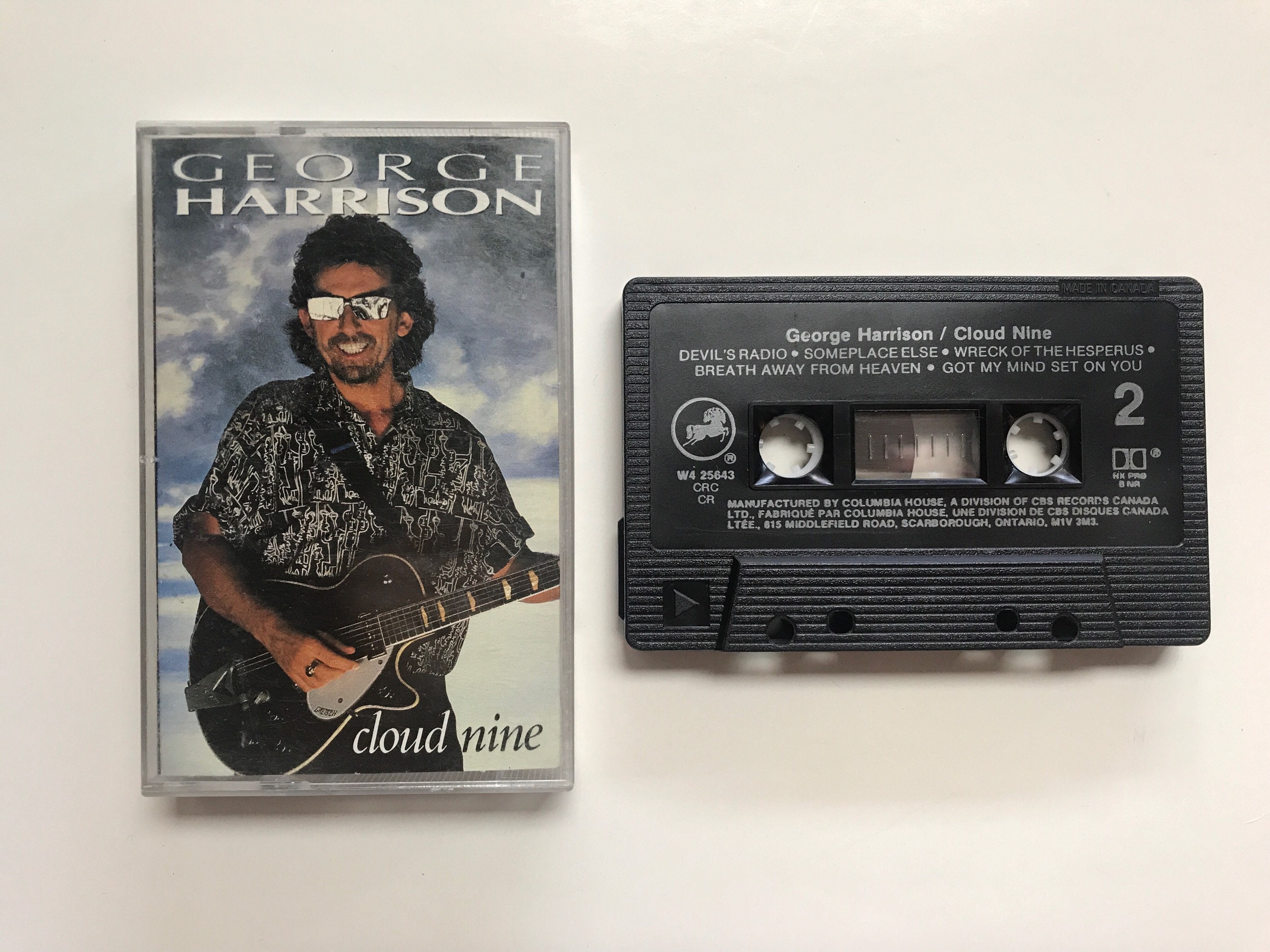 George Harrison Got My Mind Set On You Traduction 1987 George Harrison Cloud Nine Cassette Tape Testé Working - Etsy France