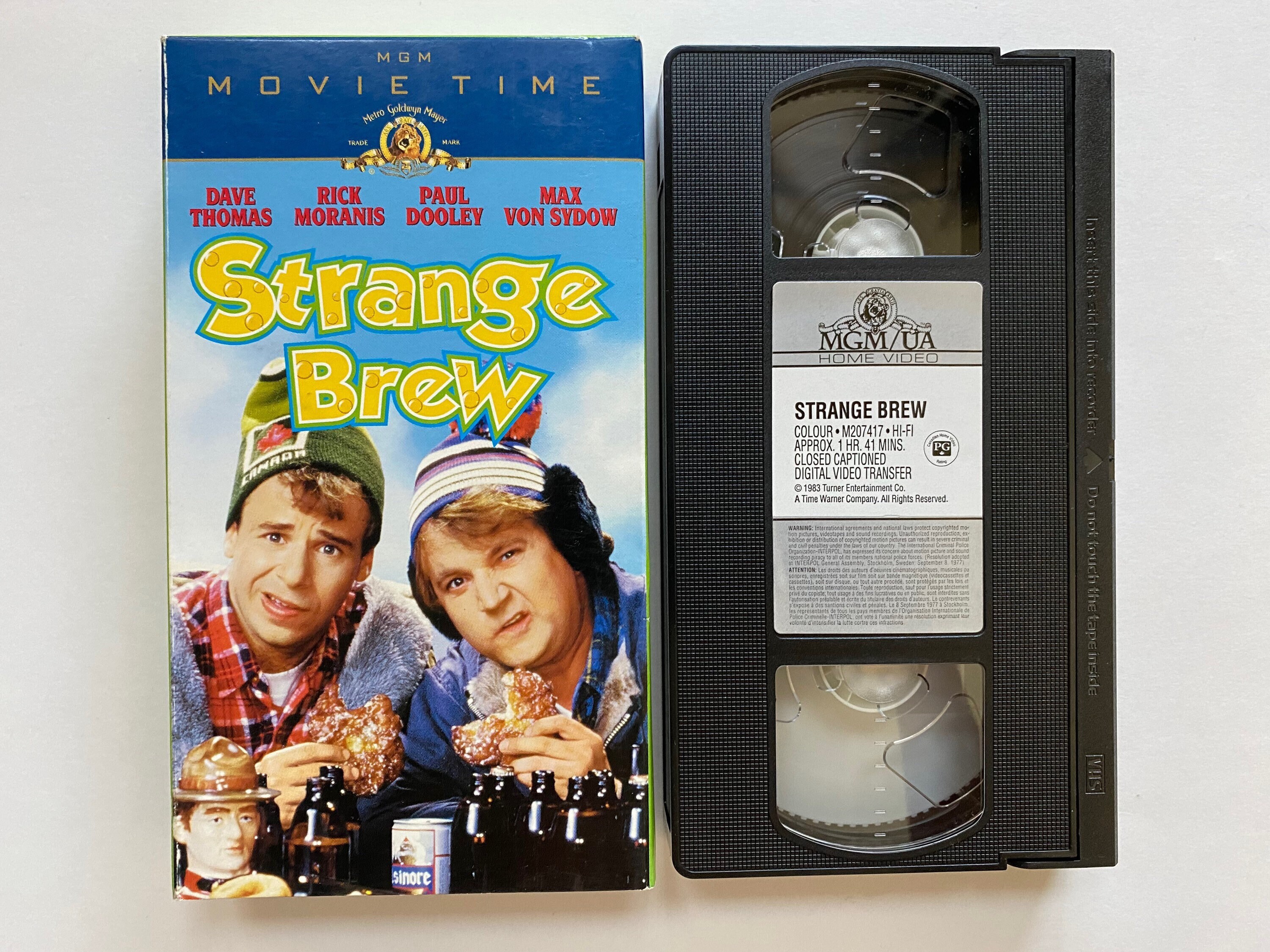 Strange Brew the Adventures of Bob and Doug Mckenzie VHS