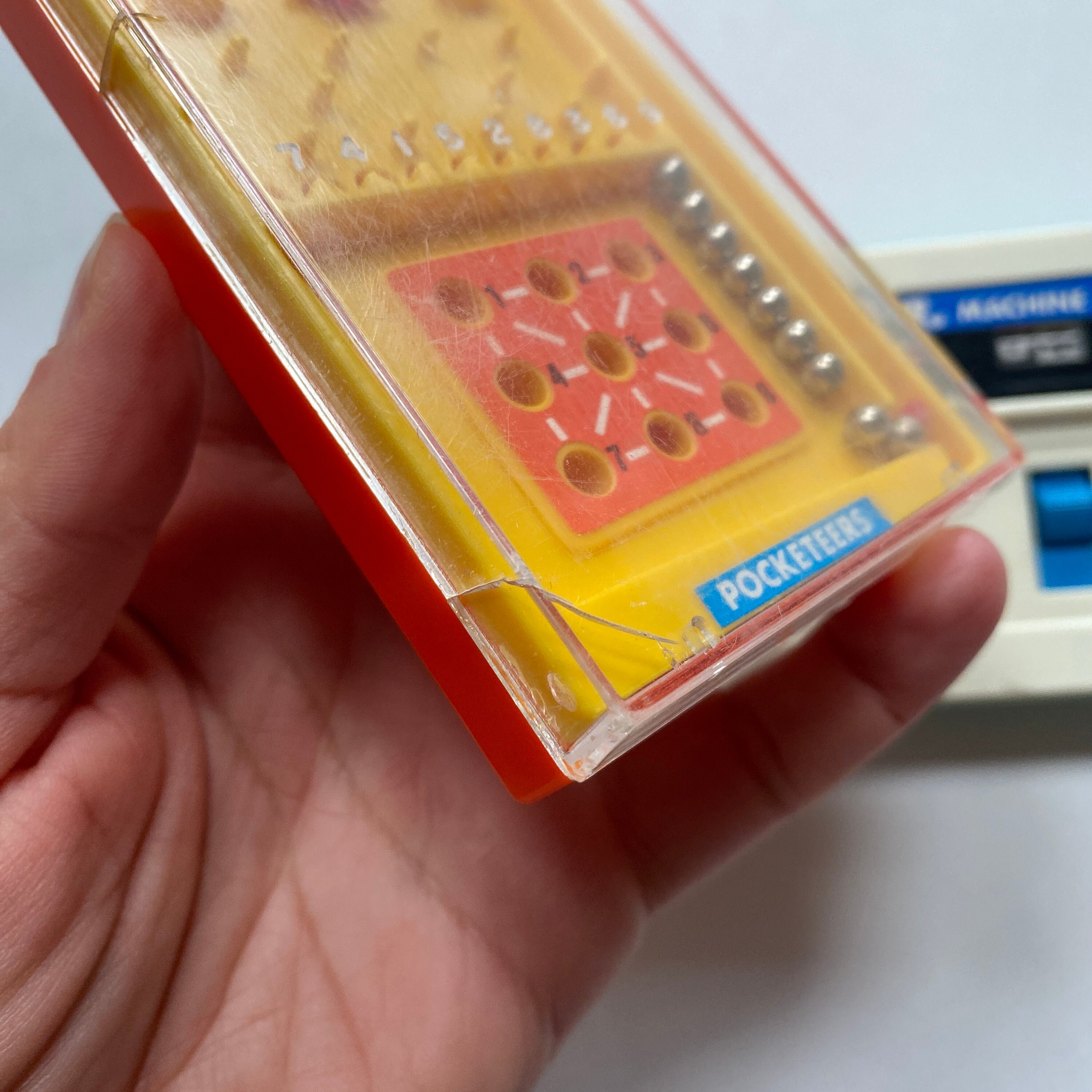 SALE - 1970s Tomy Handheld Puzzle Games Pocket Poker