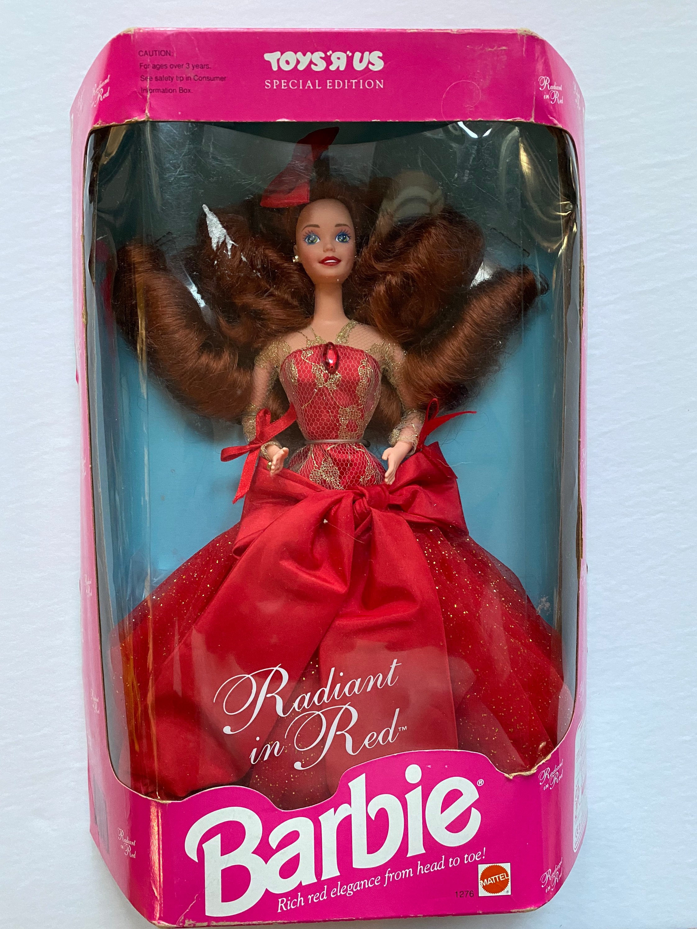 New 2002 Holiday Barbie Doll Blonde Red Dress Mattel India | Ubuy
