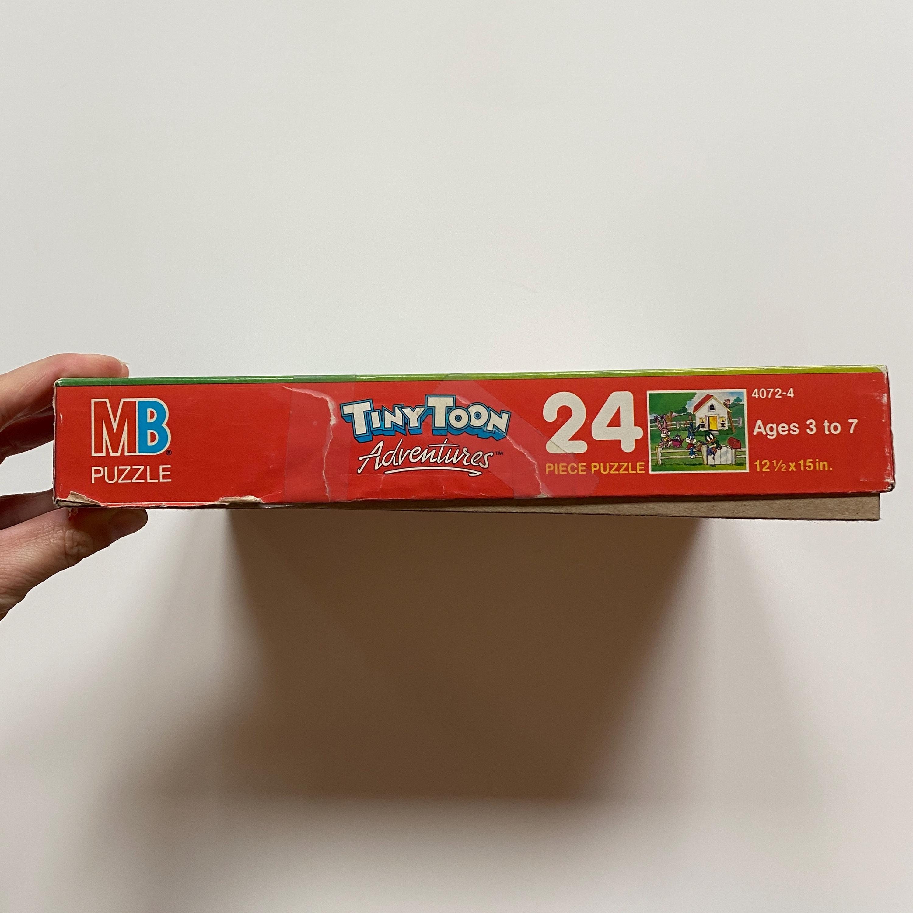 1989 Tiny Toon Adventures Jigsaw Puzzle COMPLETE 24 Jumbo Pieces