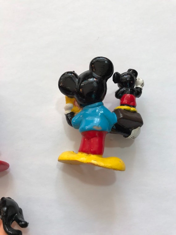 SALE 1980s PVC Disney Figures Mickey Mouse Minnie Donald
