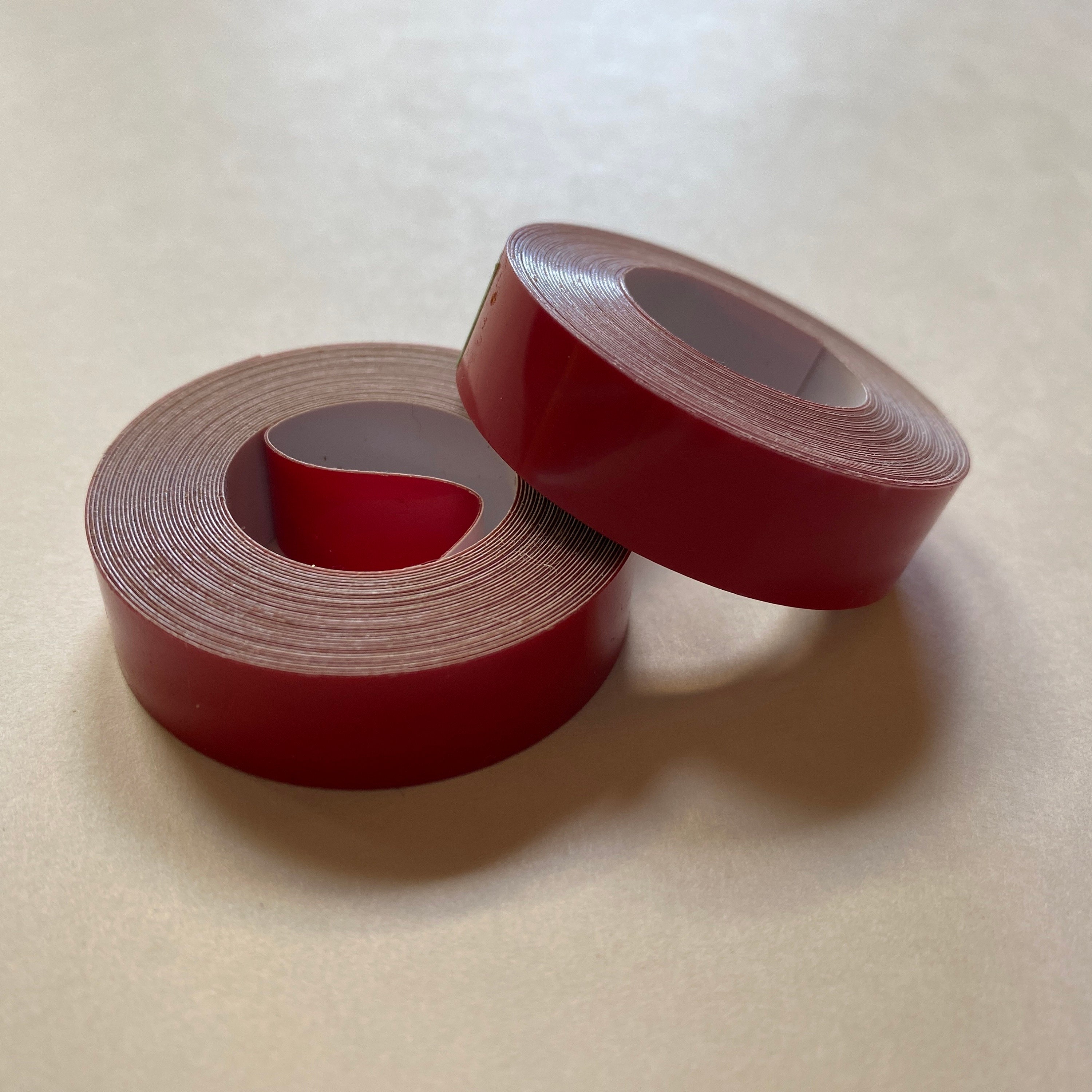 Dymo Rotex Label Maker Embossing Tape Office Supply Shiny Red Size