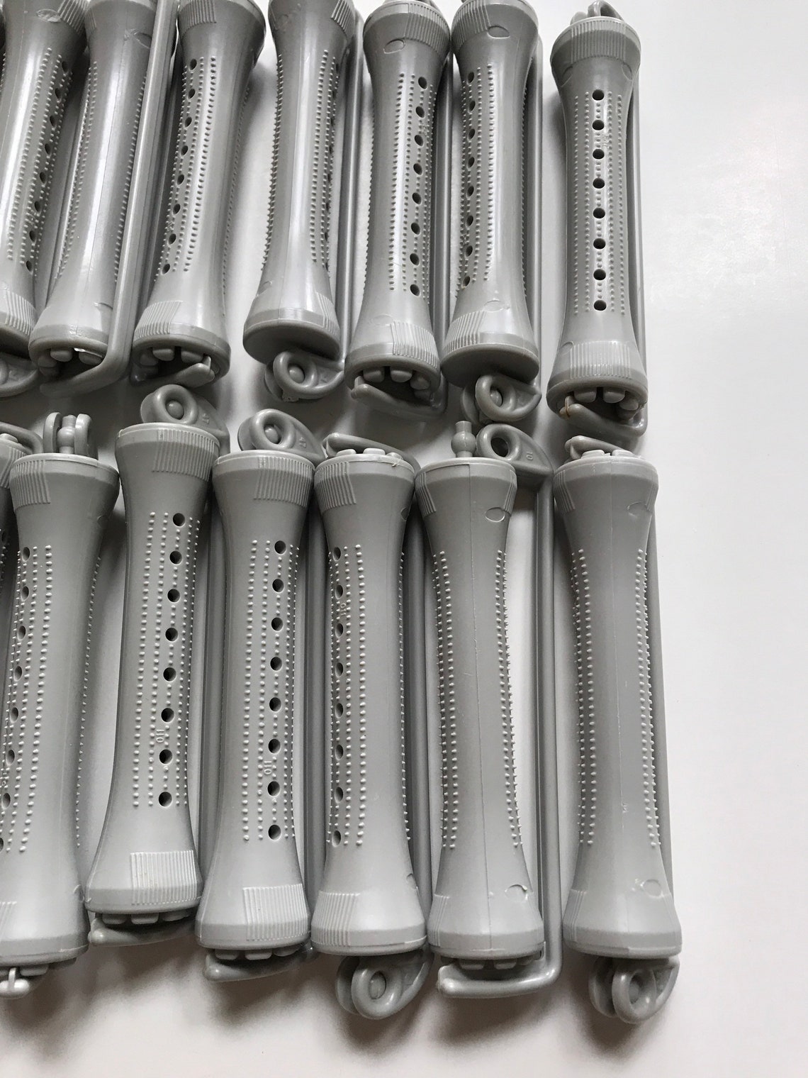 Vintage Swing Arm Perm Rods Hair Perming Curlers Grey Ladies Etsy