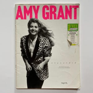 Amy Grant Unguarded Songbook Sheet Music 1985