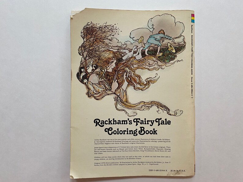Arthur Rackham Coloring Book Rackhams Fairy Tale Coloring Book 17 Stories From the Brothers - Etsy