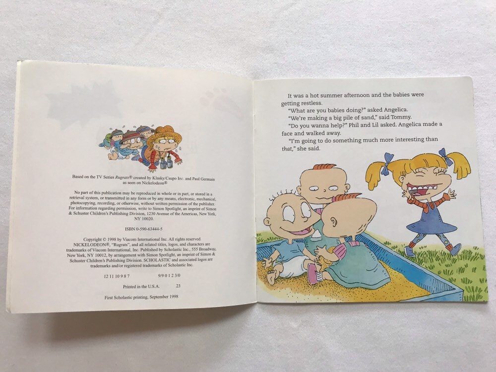 1998 Rugrats Jungle Trek Book Picture Story Kids Children Etsy Canada