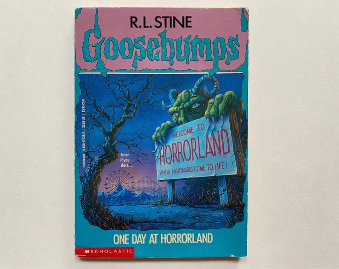Goosebumps 16 One Day at Horrorland Paperback Book by RL Stine Etsy
