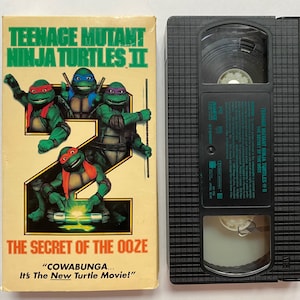 Teenage Mutant Ninja Turtles 2 the Secret of the Ooze VHS