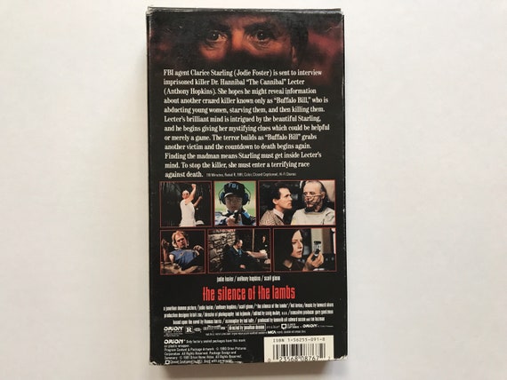 Vintage Silence of the Lambs VHS Video Tape Movie Full