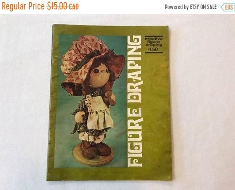 Sale Vintage Figure Draping Dip N Drape Book Magazine How To Etsy
