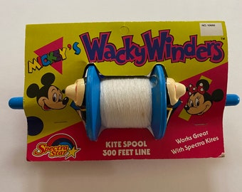 Mickey Mouse Disney Kite Spool Wacky Winders Spectra Star 1988