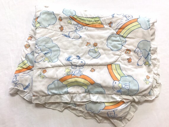 snoopy baby blanket
