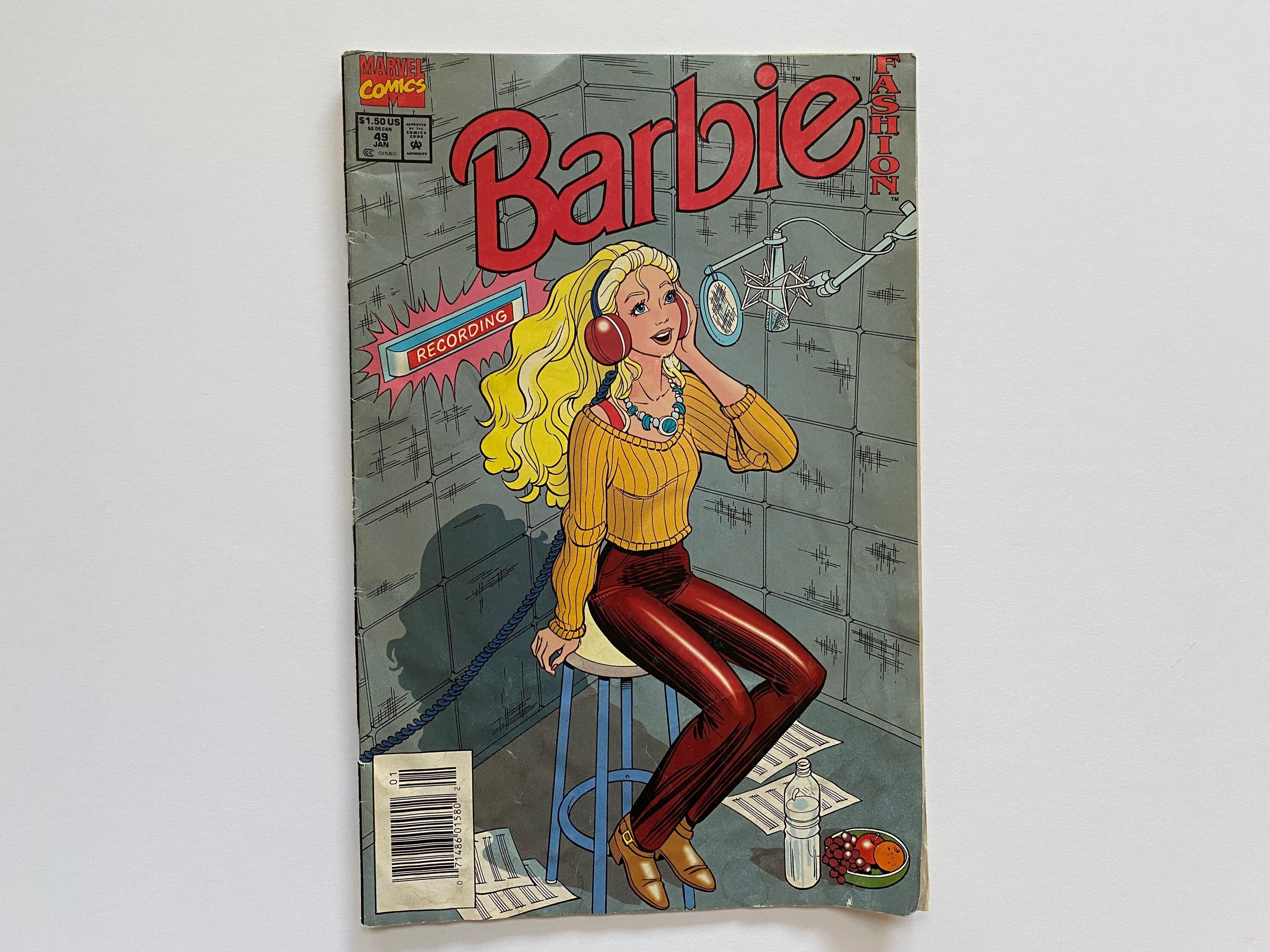 Vintage 1995 Barbie Fashion Comic Book Marvel Comics 90s Girls
