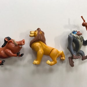 Vintage 1990s Disney's the Lion King Figurines Mint in Pack. Sold