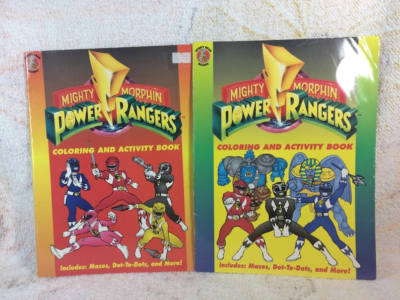 Old Vintage Mighty Morphan Power Ranger Stickers 50 Pack