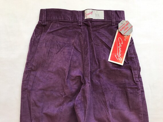 KIDS 1980s Lee Casuals Purple Corduroy Pants Miss… - image 5