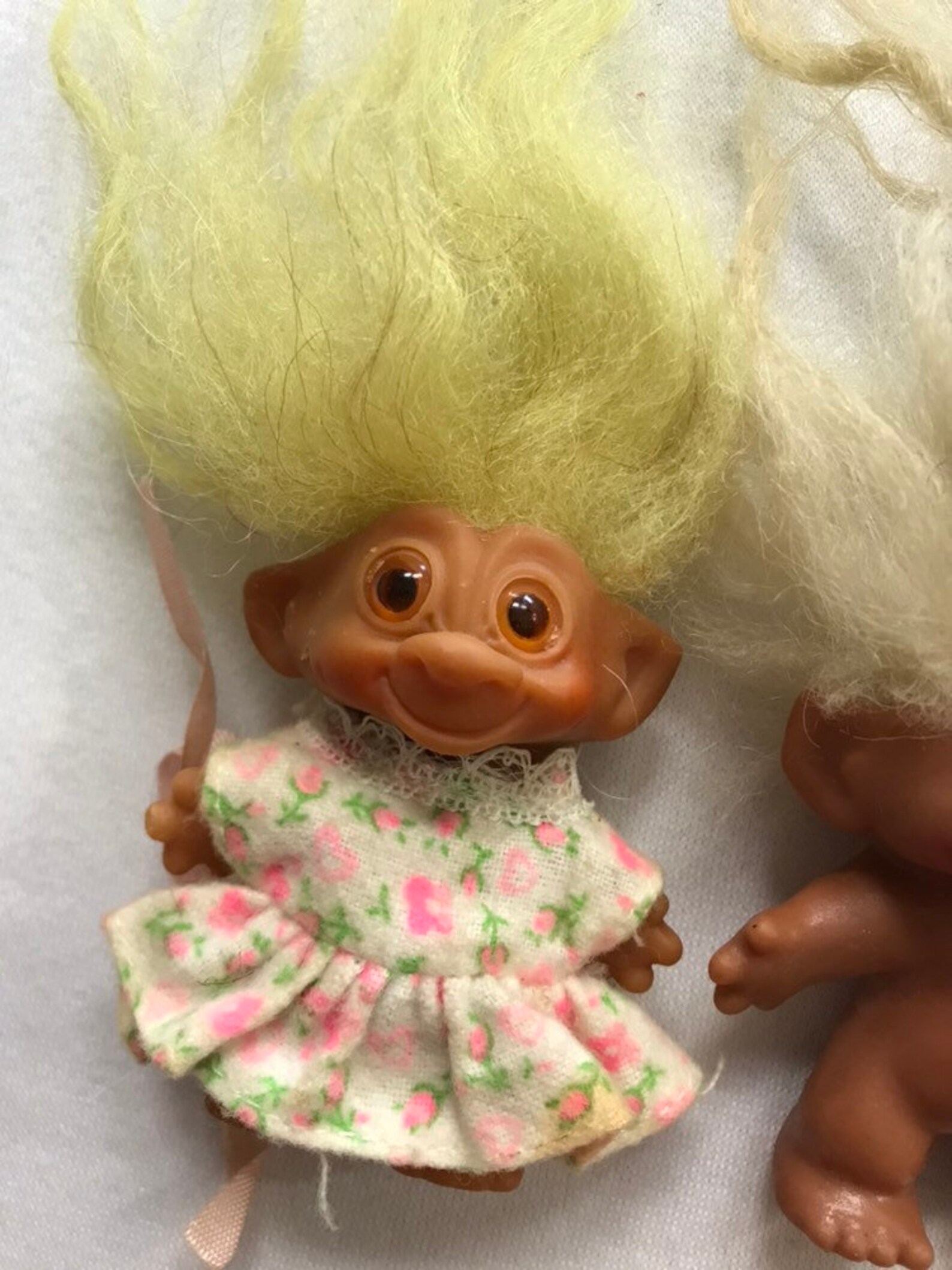 Lot of Vintage 1960s Original Troll Dolls Mohair Dresses Retro | Etsy