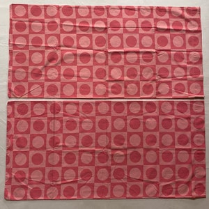 Body Pillowcases Pair Pink Geometric Circle Print Tex Made Bedding Sheet Change image 2