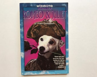1990s Wishbone Classics Paperback Book Romeo and Juliet Book 3 for Kids and Teens 90s Story Reading Chapter Book