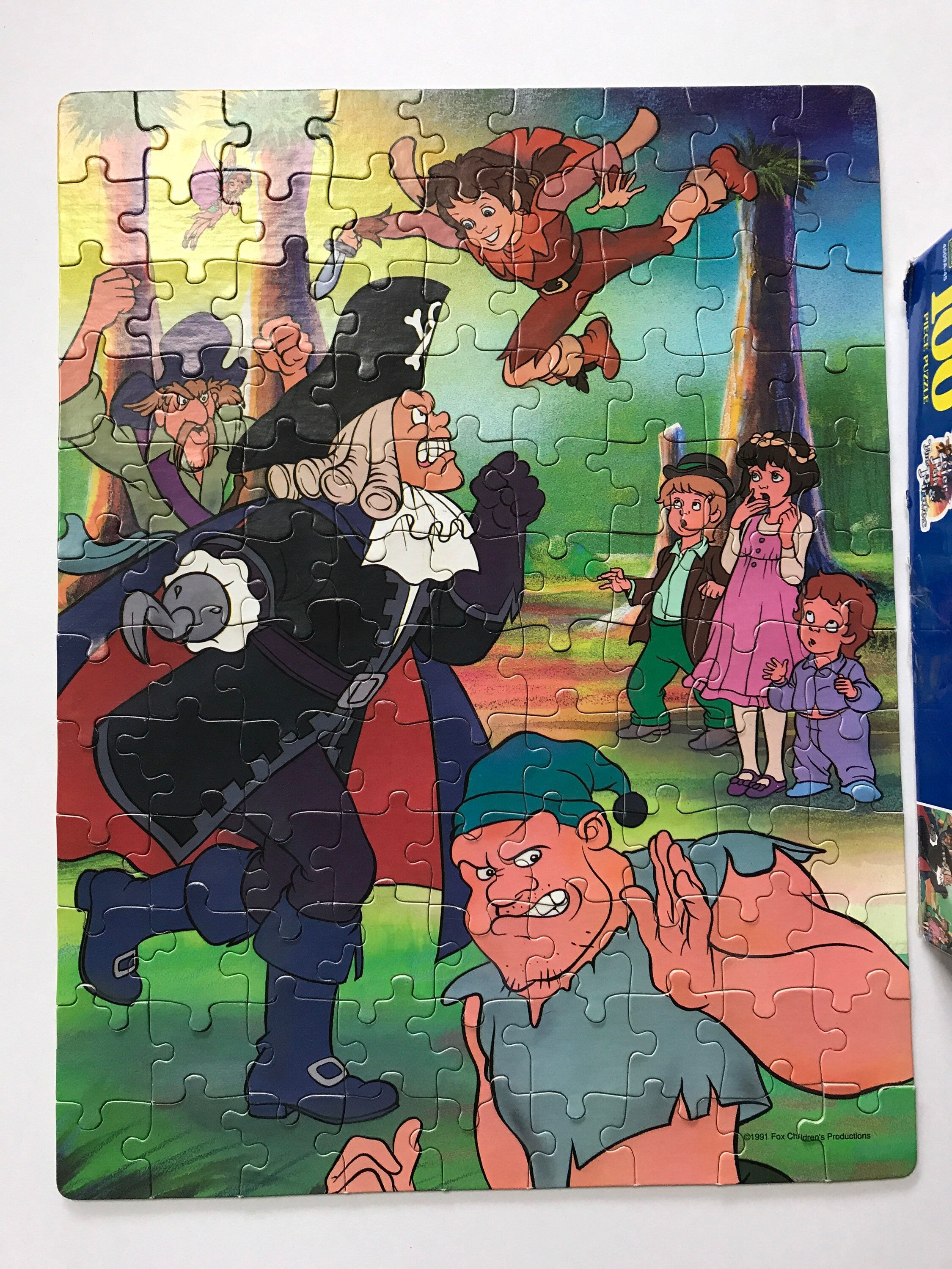 Vintage Peter Pan and the Pirates Jigsaw Puzzle 100 Pieces