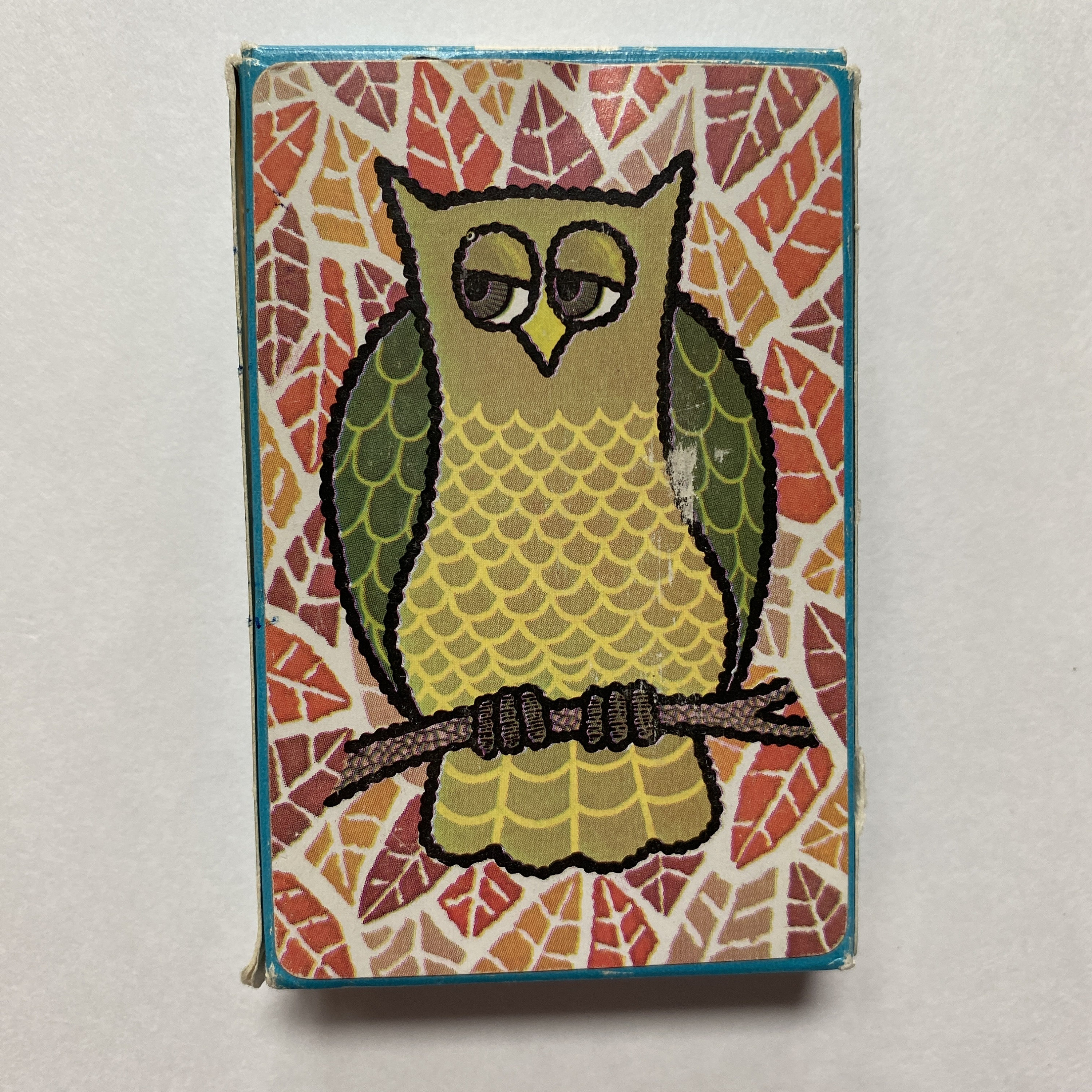 Owl Playing Cards Complete Deck Game Night Groovy Poker Rummy Old