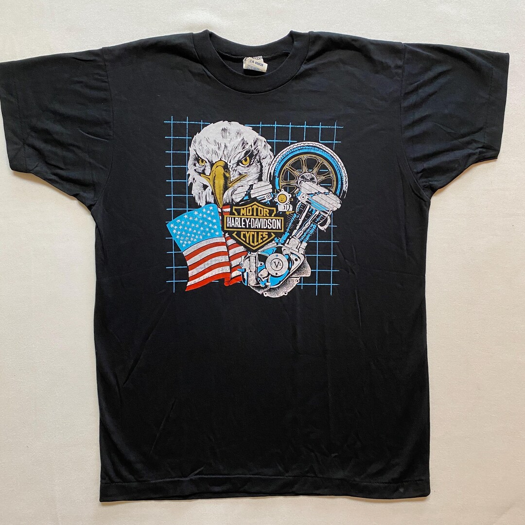 ヴィンテージ ハーレーダビッドソン イーグル Tシャツ 1980年代