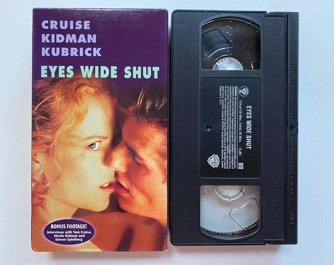 Eyes Wide Shut VHS Video Movie Tom Cruise Nicole Kidman Stanley Kubrick