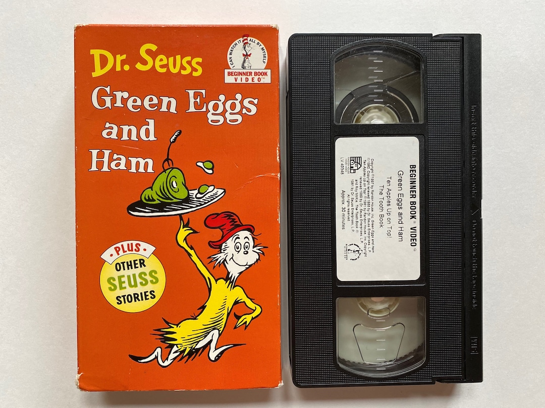 Dr Seuss Green Eggs And Ham Vhs Dr Seuss Green Eggs and Ham and Other Stories VHS Video - Etsy