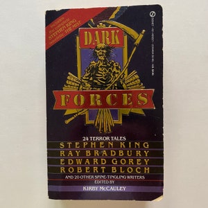Dark Forces Horror Short Stories Book 1989 Paperback Book