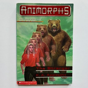 SALE 90s Animorphs Chapter Book for Kids and Teens Children Reading The Stranger Book 7 Scholastic Novel