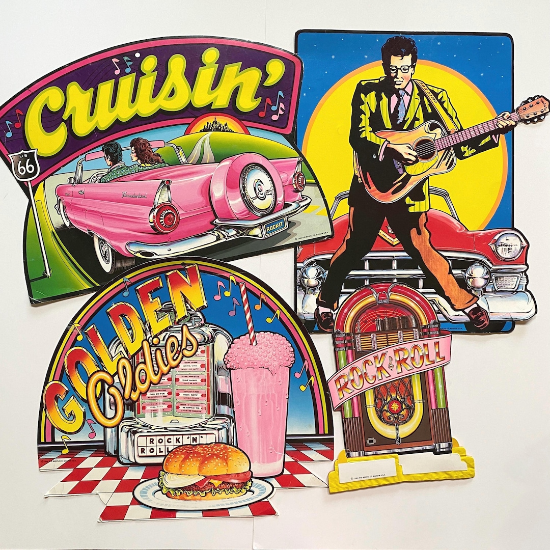 1950s Die Cut Decorations Paper Wall Hangings Beistle 1990 - Etsy